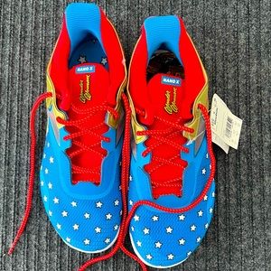 Reebok Nano X Wonder Woman Sneakers- mens size 6.5 women size 8. NEVER WORN